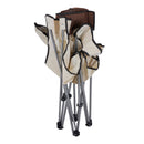 Breeins Foldable Reclining Camping Chair with Footrest