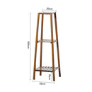 Lifeideas Indoor Plant Stand Solid Wood Display Shelf