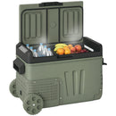 Outsunny 33L Camping Fridge Freezer Dual Zone Car Fridge