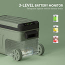 Outsunny 33L Camping Fridge Freezer Dual Zone Car Fridge