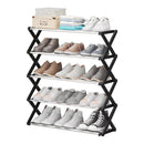 Cottonfy UK Foldable Multi-Tier Metal Shoe Rack