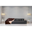 MYLEK Electric Heated Throw In Chocolate & Cream  9 Heat & Timer Settings, Easy To Use Digital Control, Machine Washable