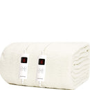 Sweet Dreams Luxury Fleece Electric Blanket Superking Size, Machine Washable Underblanket, Digital Control, Overheat Protection