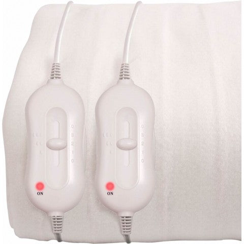 Homefront Electric Blanket Superking Size Dual Control, Built In Advanced Overheat Protection System With Auto Safety Shut Off