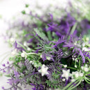 Lifeideas Round Artificial Lavender Flower Wreath