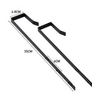 Livingandhome Metal Frame Over the Door Full Length Mirror