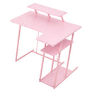 Livingandhome Multi-Functional L-Shaped Gaming Desk