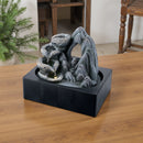 Breeins Tabletop Waterfall Fountain with LED Lighting