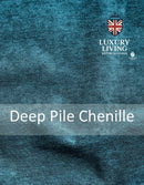 Chenille Blackout Taped Curtains Teal