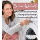 Sweet Dreams Electric Blanket Single Size - Plush Fleece Quilted - 10 Timer & 9 Heat Settings - Overheat Protection