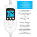 Homefront Single Luxury Fleece Electric Blanket With Digital Control, 9 Heat Settings and Timer Setting