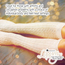 Homefront Single Luxury Fleece Electric Blanket With Digital Control, 9 Heat Settings and Timer Setting