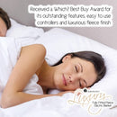 Homefront Single Luxury Fleece Electric Blanket With Digital Control, 9 Heat Settings and Timer Setting