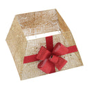 Lifeideas Square Tree Collar Basket with Bow