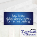 Mylek Electric Blanket Double Bed Premium Fleece Underblanket Dual Control with Elasticated Skirt