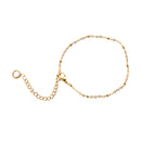 14K Gold Plated Chain Bracelets set