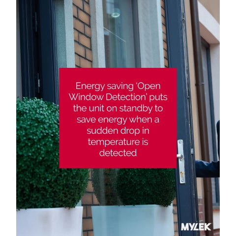 MYLEK Electric 2kW OverDoor Fan Heater Air Curtain & Cooling Fan LED Display