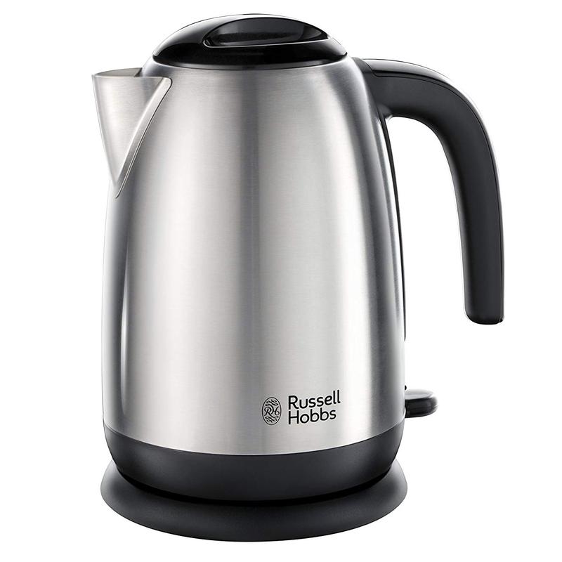 Russell Hobbs Adventure Kettle Open Handle Brushed - Silver