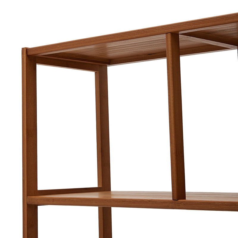 Livingandhome 7-Tier Wooden Bookcase Display Stand