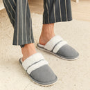 Anti-Slip & Warm Plush Slippers - Mules - Grey