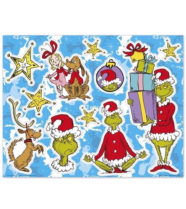 Grinch Window Stickers