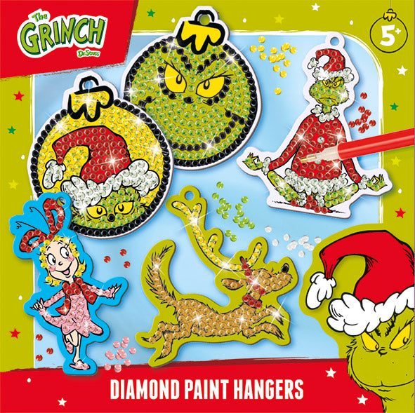 Grinch Diamond Paint Hangers