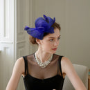 Blue Vintage Fashion Fascinator