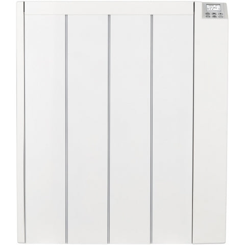 MYLEK Electric Radiator Panel Heater Ceramic White Eco Bathroom Safe Wall Mounted Or Free Standing With Timer Thermostat