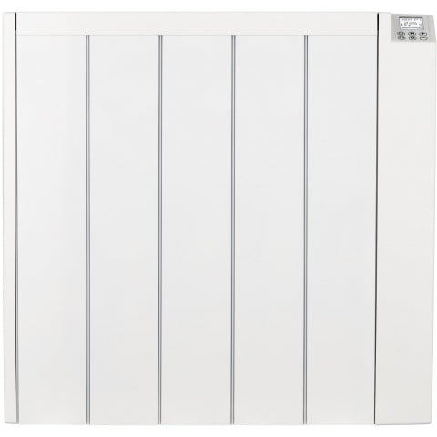 MYLEK Electric Radiator Panel Heater Ceramic White Eco Bathroom Safe Wall Mounted Or Free Standing With Timer Thermostat