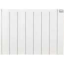 MYLEK Electric Radiator Panel Heater Ceramic White Eco 2000W Bathroom Safe Wall Mounted Or Free Standing With Timer Thermostat