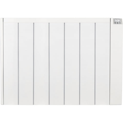 MYLEK Electric Radiator Panel Heater Ceramic White Eco Bathroom Safe Wall Mounted Or Free Standing With Timer Thermostat