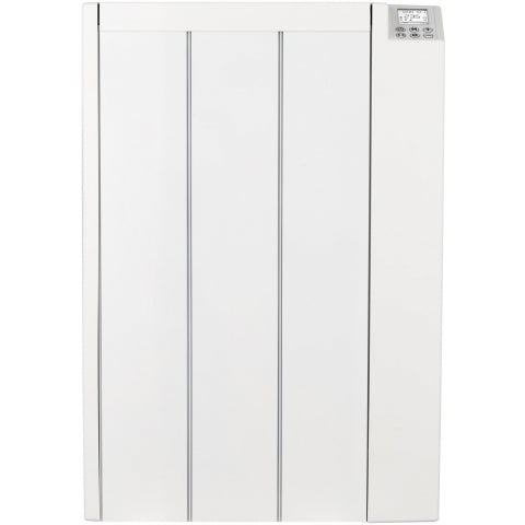 MYLEK Electric Radiator Panel Heater Ceramic White Eco Bathroom Safe Wall Mounted Or Free Standing With Timer Thermostat