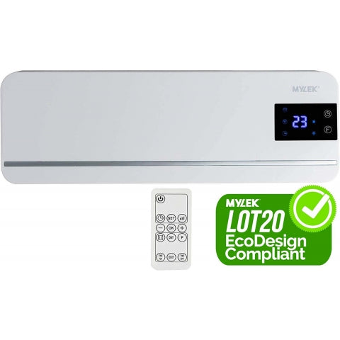 MYLEK Electric 2kW OverDoor Fan Heater Air Curtain & Cooling Fan LED Display