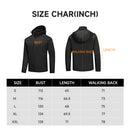 Black Waterproof Softshell Jacket with Hood