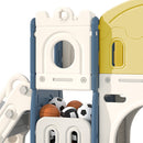 Kidkid Toddler Indoor Playground with Slide and Hoop