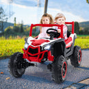 24V Kids Ride on UTV with 4 x 100W Powerful Engin and Remote Control-Red