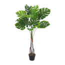 Breeins Artificial Monstera Deliciosa Tree In Pot For Decoration