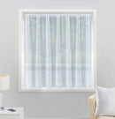 Hudson Stripe Lace White Net Cut Panel