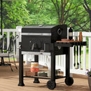 Outdoor Portable Charcoal BBQ Grill Barbecue Trolley