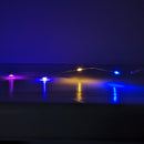 50 LED 2.5m Premier MicroBrights Indoor Outdoor Christmas Multi Function Battery Operated Lights with Timer on Pin Wire in Rainbow