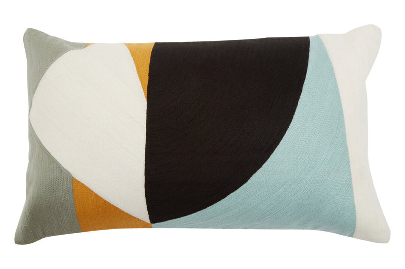 Bosie Ozella Multi Colour Rectangular Cushion