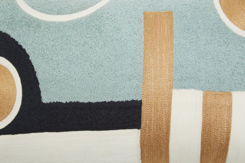 Bosie Ozella Abstract Rectangular Cushion