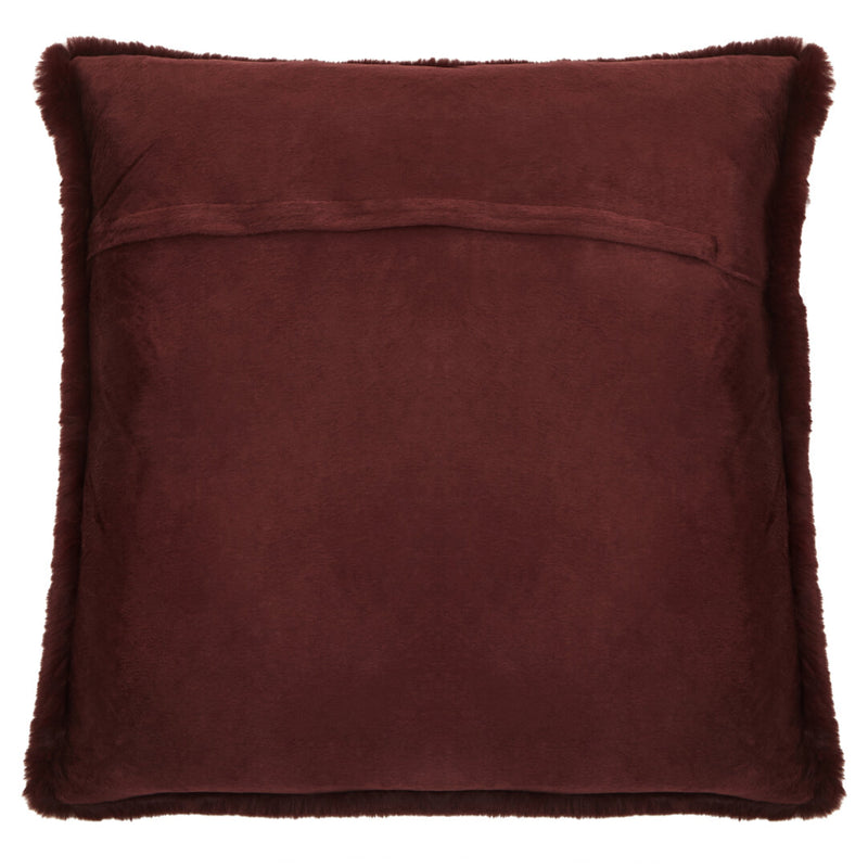 Bosie Lamina Red Wine Square Cushion