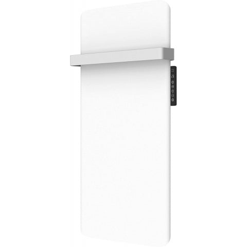 MYLEK Infrared Panel Heater - 24/7 Timer - Upright - Eco Low Energy - Removable Towel Rail Wall Mountable