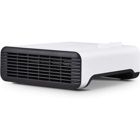 MYLEK 1800W Electric Flat Fan Heater Portable Adjustable Thermostat 2 Heat Settings