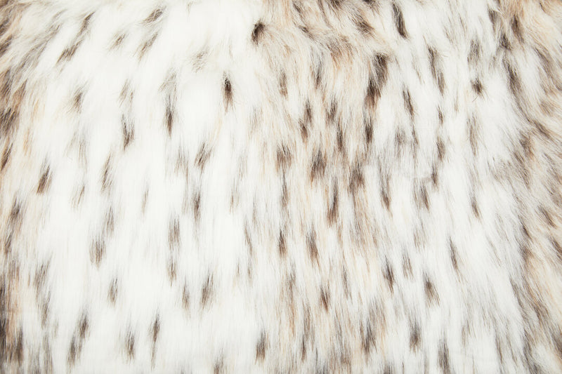 Bosie Lamina Animal Print Rectangular Fur Cushion