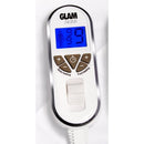 GlamHaus Electric Blanket - Fitted Mattress Bed Cover - White Diamond Quilted - Settings For Feet And Body, Timer