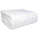 GlamHaus Electric Blanket - Fitted Mattress Bed Cover - White Diamond Quilted - Settings For Feet And Body, Timer