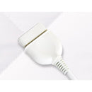 GlamHaus Electric Blanket - Fitted Mattress Bed Cover - White Diamond Quilted - Settings For Feet And Body, Timer