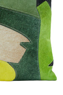 Bosie Safira Botanical Hair on Leather Cushion